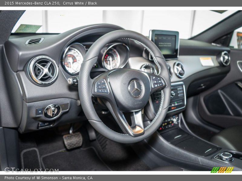 Cirrus White / Black 2015 Mercedes-Benz CLA 250