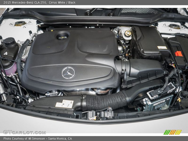 Cirrus White / Black 2015 Mercedes-Benz CLA 250