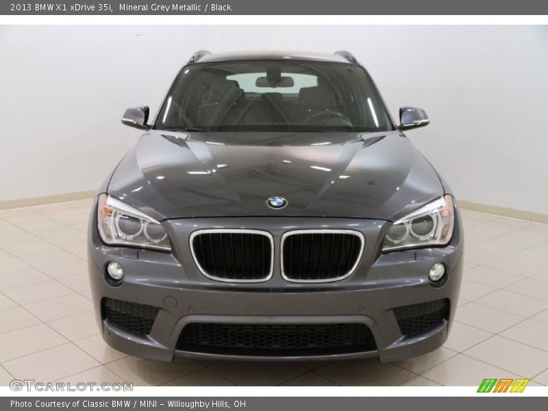 Mineral Grey Metallic / Black 2013 BMW X1 xDrive 35i