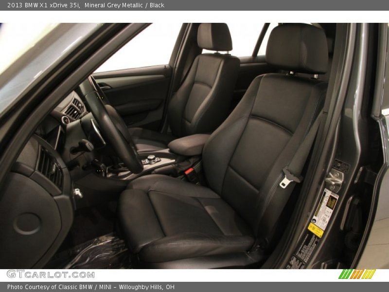 Mineral Grey Metallic / Black 2013 BMW X1 xDrive 35i