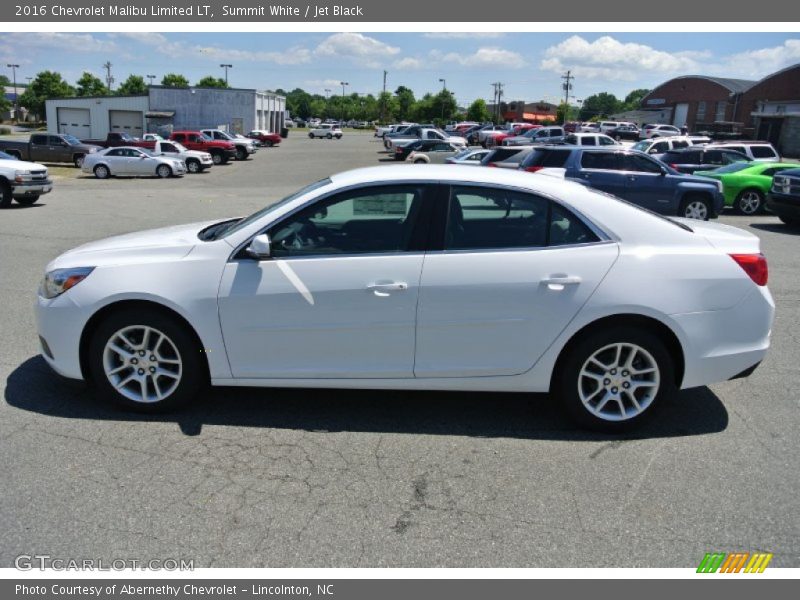 Summit White / Jet Black 2016 Chevrolet Malibu Limited LT