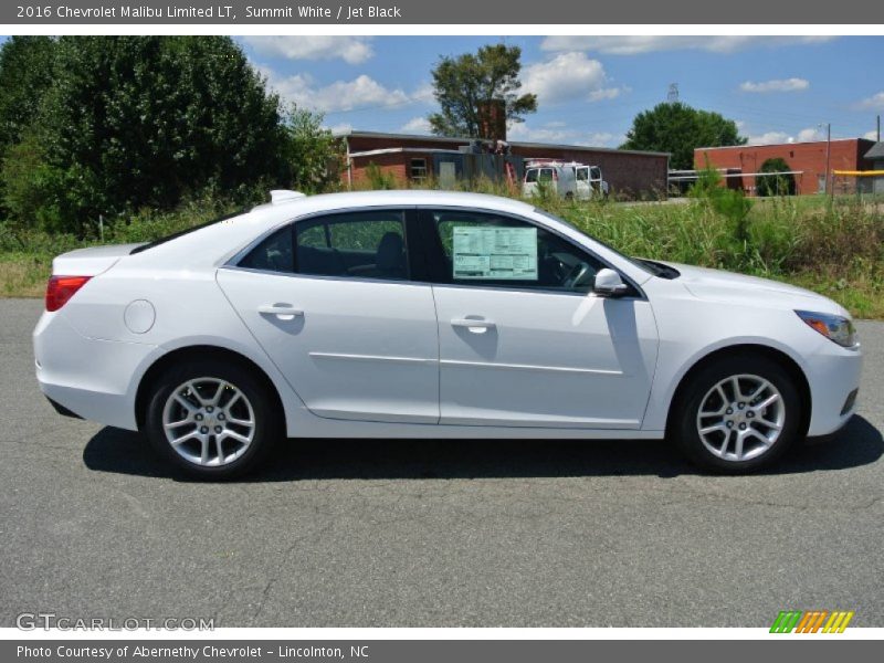 Summit White / Jet Black 2016 Chevrolet Malibu Limited LT