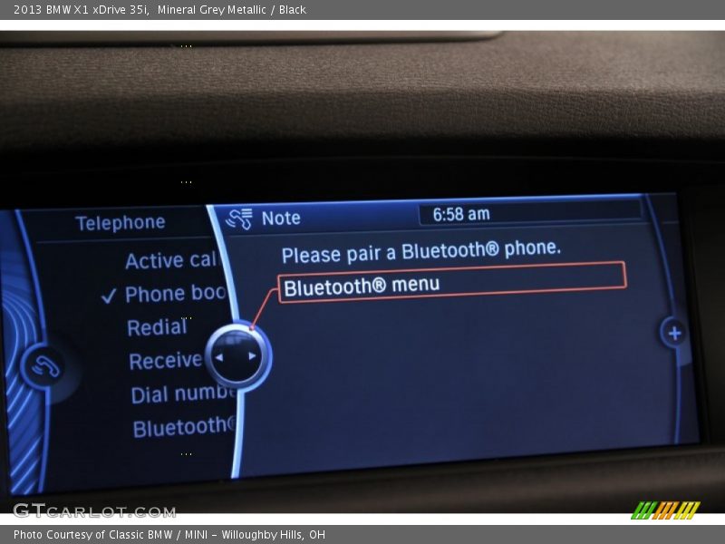 Mineral Grey Metallic / Black 2013 BMW X1 xDrive 35i