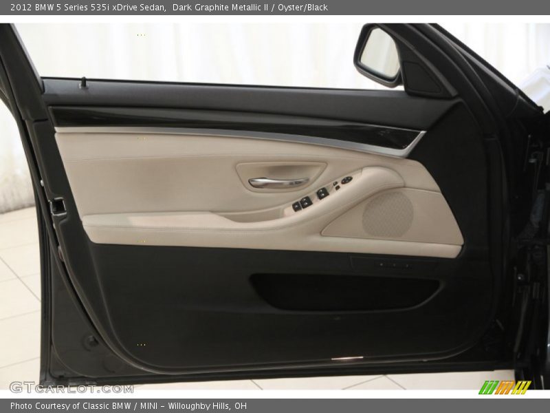 Dark Graphite Metallic II / Oyster/Black 2012 BMW 5 Series 535i xDrive Sedan
