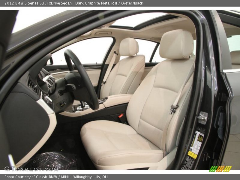 Dark Graphite Metallic II / Oyster/Black 2012 BMW 5 Series 535i xDrive Sedan