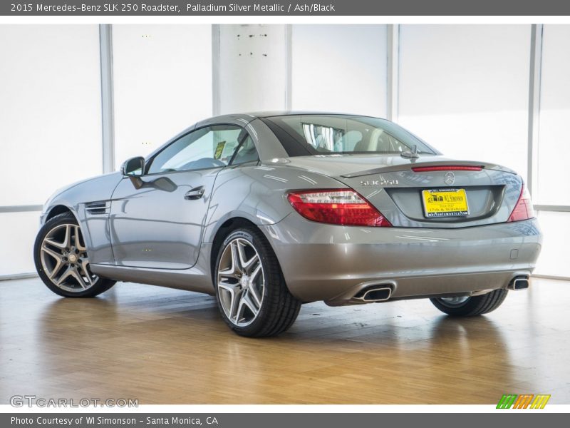 Palladium Silver Metallic / Ash/Black 2015 Mercedes-Benz SLK 250 Roadster