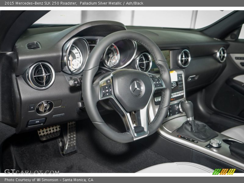 Palladium Silver Metallic / Ash/Black 2015 Mercedes-Benz SLK 250 Roadster
