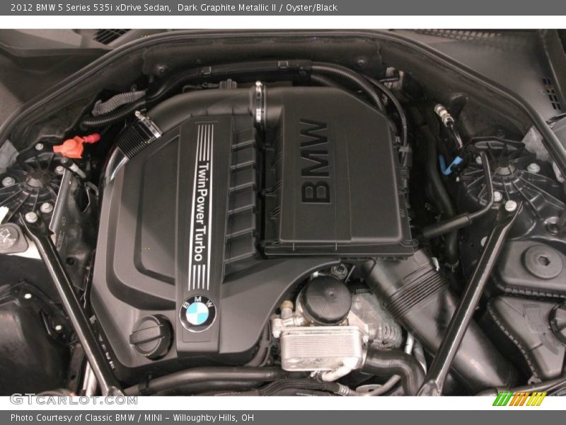 Dark Graphite Metallic II / Oyster/Black 2012 BMW 5 Series 535i xDrive Sedan