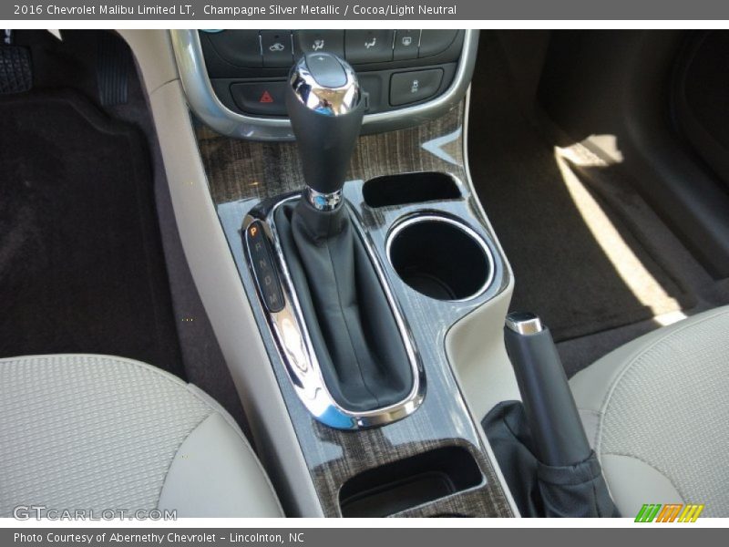 Champagne Silver Metallic / Cocoa/Light Neutral 2016 Chevrolet Malibu Limited LT