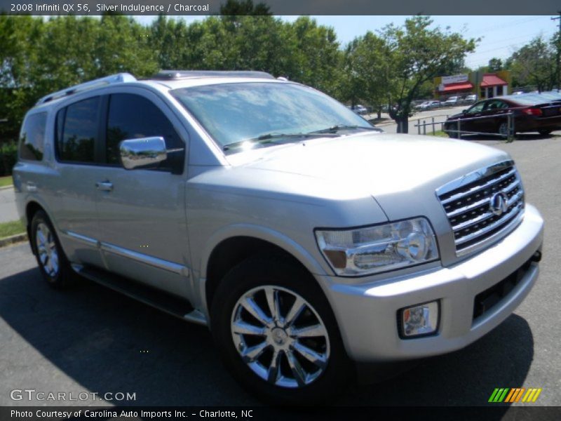 Silver Indulgence / Charcoal 2008 Infiniti QX 56