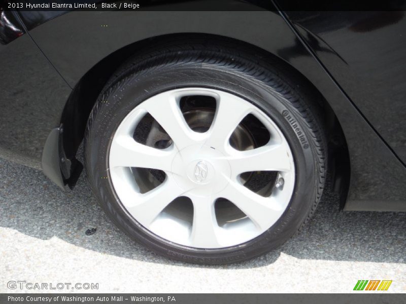 Black / Beige 2013 Hyundai Elantra Limited