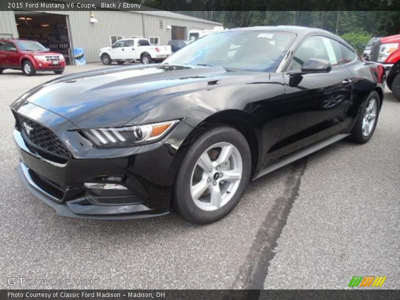 Black / Ebony 2015 Ford Mustang V6 Coupe