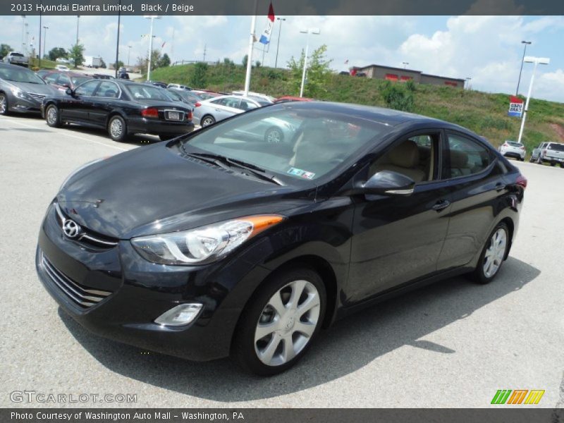 Black / Beige 2013 Hyundai Elantra Limited
