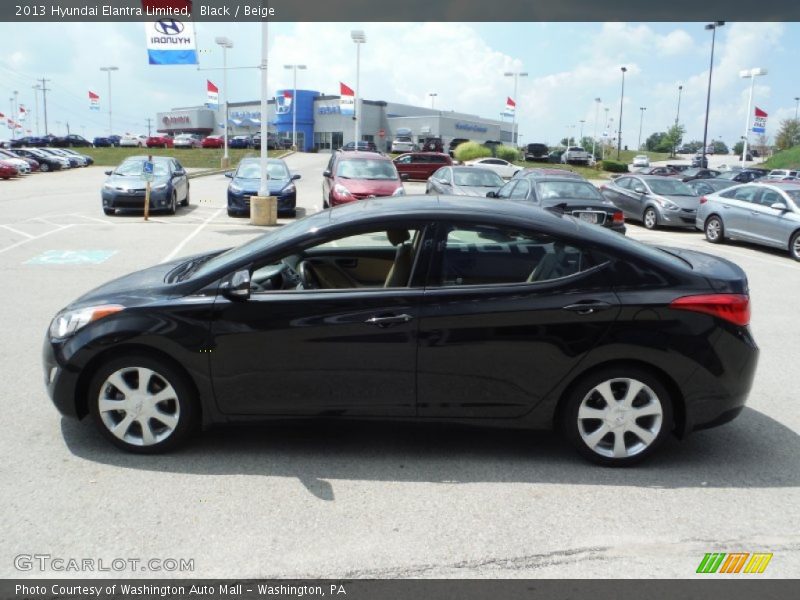 Black / Beige 2013 Hyundai Elantra Limited