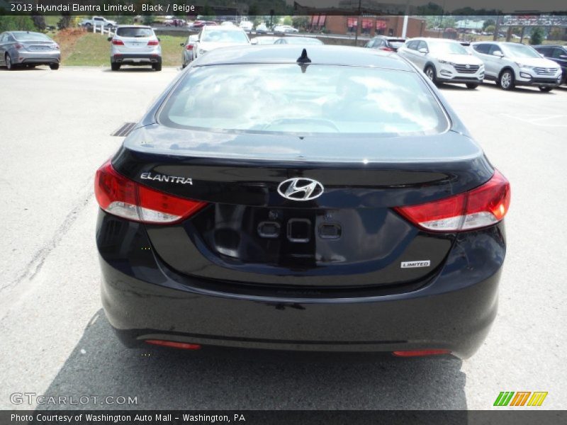 Black / Beige 2013 Hyundai Elantra Limited
