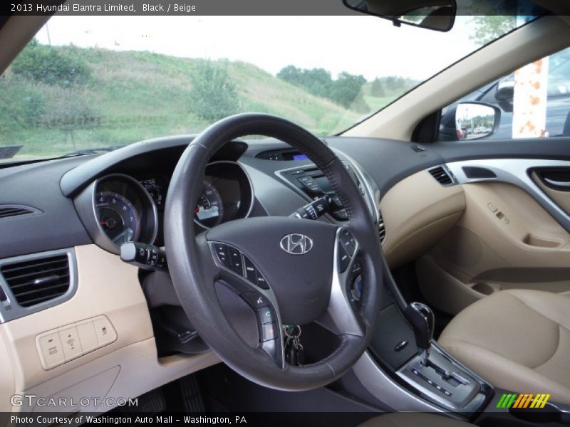 Black / Beige 2013 Hyundai Elantra Limited