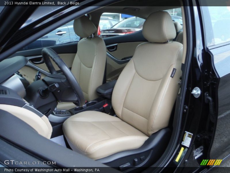 Black / Beige 2013 Hyundai Elantra Limited