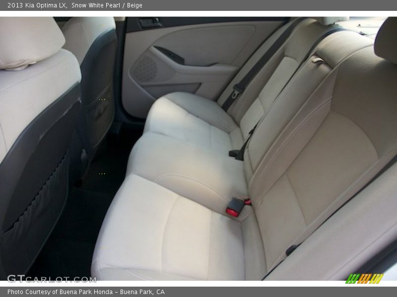 Snow White Pearl / Beige 2013 Kia Optima LX