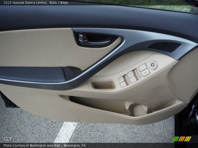 Black / Beige 2013 Hyundai Elantra Limited