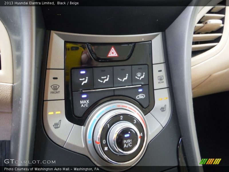 Black / Beige 2013 Hyundai Elantra Limited