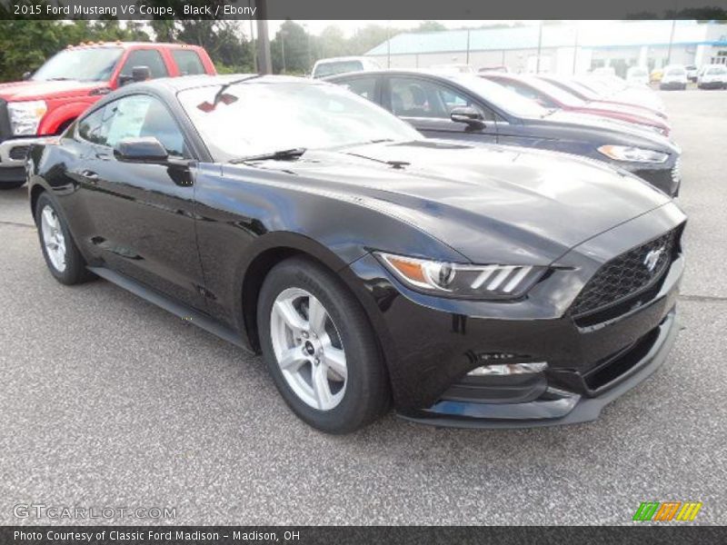 Black / Ebony 2015 Ford Mustang V6 Coupe