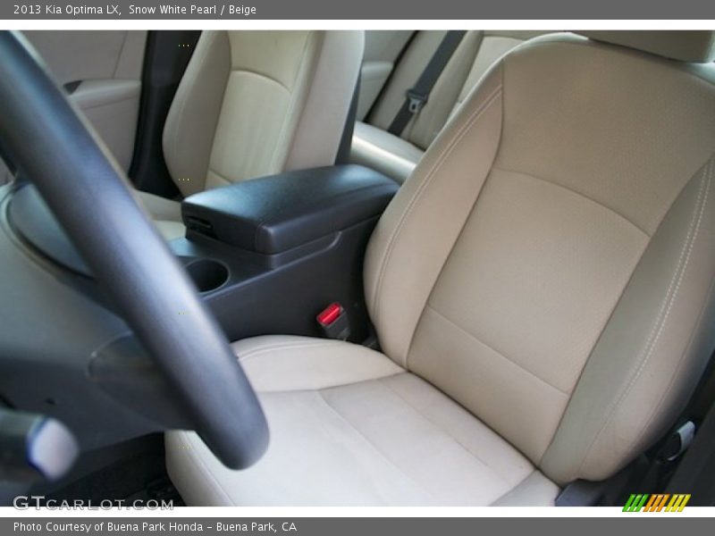 Snow White Pearl / Beige 2013 Kia Optima LX