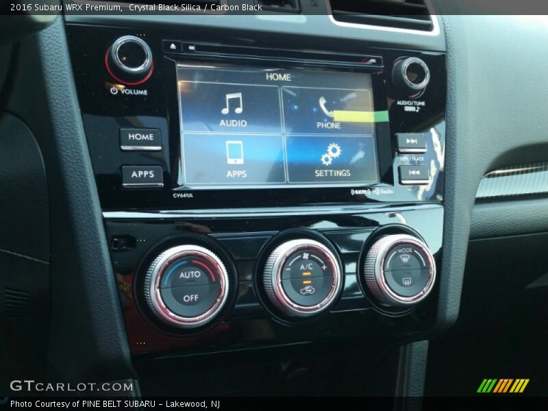 Crystal Black Silica / Carbon Black 2016 Subaru WRX Premium
