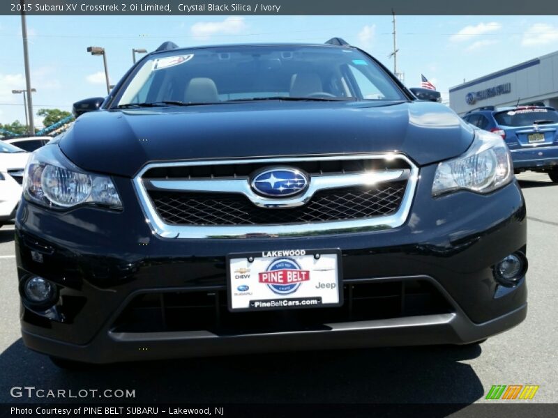 Crystal Black Silica / Ivory 2015 Subaru XV Crosstrek 2.0i Limited