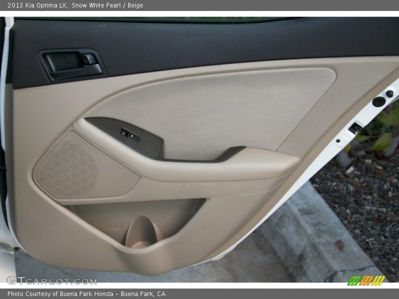 Snow White Pearl / Beige 2013 Kia Optima LX