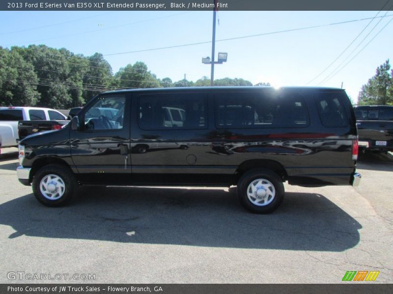 Black / Medium Flint 2013 Ford E Series Van E350 XLT Extended Passenger