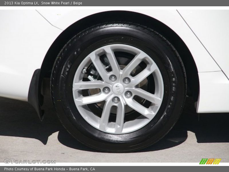 Snow White Pearl / Beige 2013 Kia Optima LX