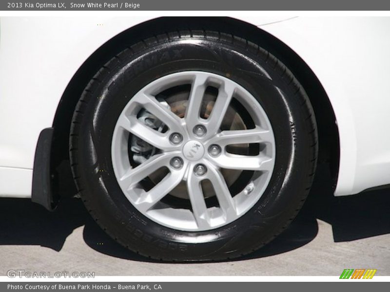 Snow White Pearl / Beige 2013 Kia Optima LX