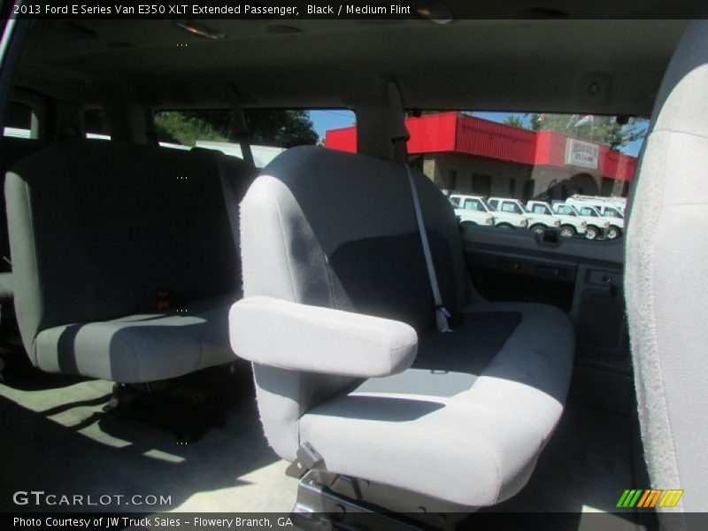 Black / Medium Flint 2013 Ford E Series Van E350 XLT Extended Passenger
