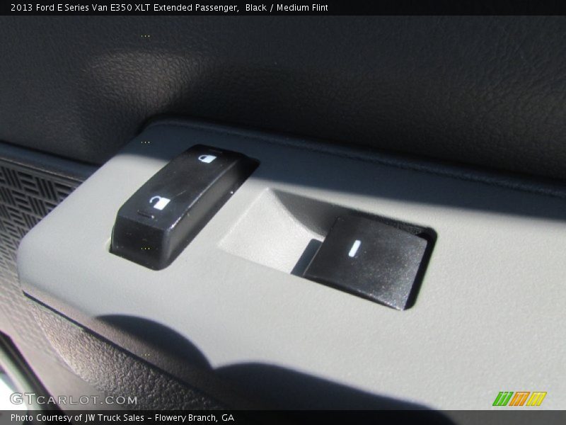 Black / Medium Flint 2013 Ford E Series Van E350 XLT Extended Passenger