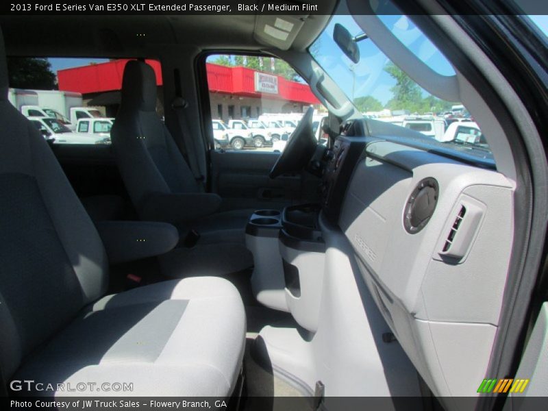 Black / Medium Flint 2013 Ford E Series Van E350 XLT Extended Passenger
