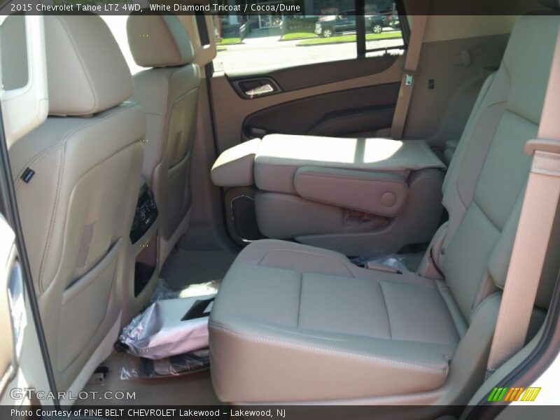 White Diamond Tricoat / Cocoa/Dune 2015 Chevrolet Tahoe LTZ 4WD
