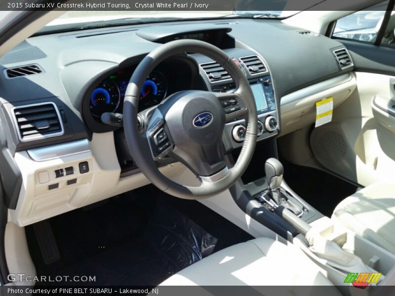 Crystal White Pearl / Ivory 2015 Subaru XV Crosstrek Hybrid Touring
