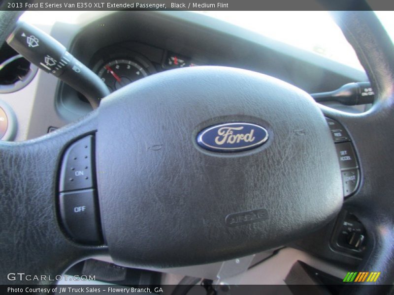 Black / Medium Flint 2013 Ford E Series Van E350 XLT Extended Passenger