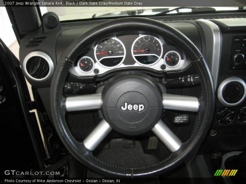 Black / Dark Slate Gray/Medium Slate Gray 2007 Jeep Wrangler Sahara 4x4