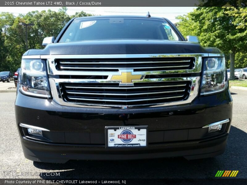 Black / Cocoa/Dune 2015 Chevrolet Tahoe LTZ 4WD