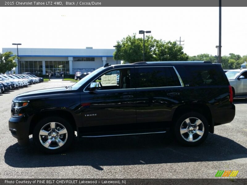 Black / Cocoa/Dune 2015 Chevrolet Tahoe LTZ 4WD