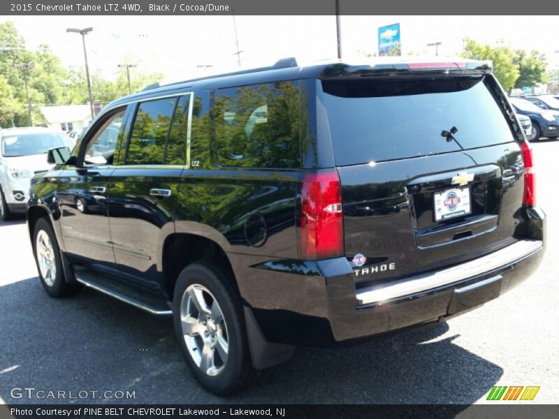 Black / Cocoa/Dune 2015 Chevrolet Tahoe LTZ 4WD