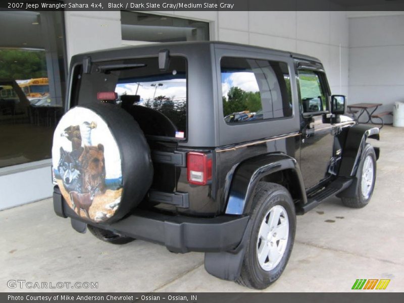 Black / Dark Slate Gray/Medium Slate Gray 2007 Jeep Wrangler Sahara 4x4