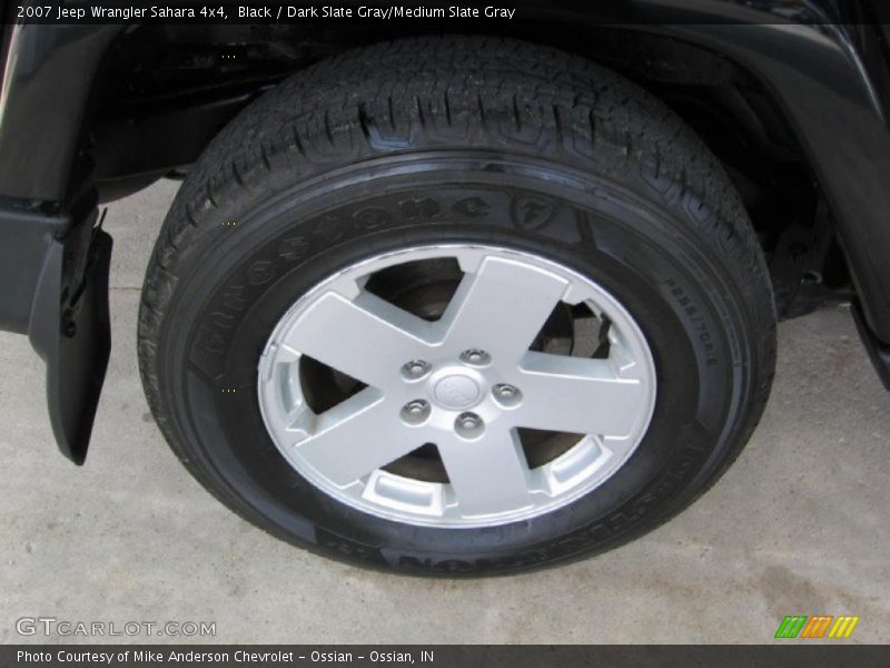 Black / Dark Slate Gray/Medium Slate Gray 2007 Jeep Wrangler Sahara 4x4