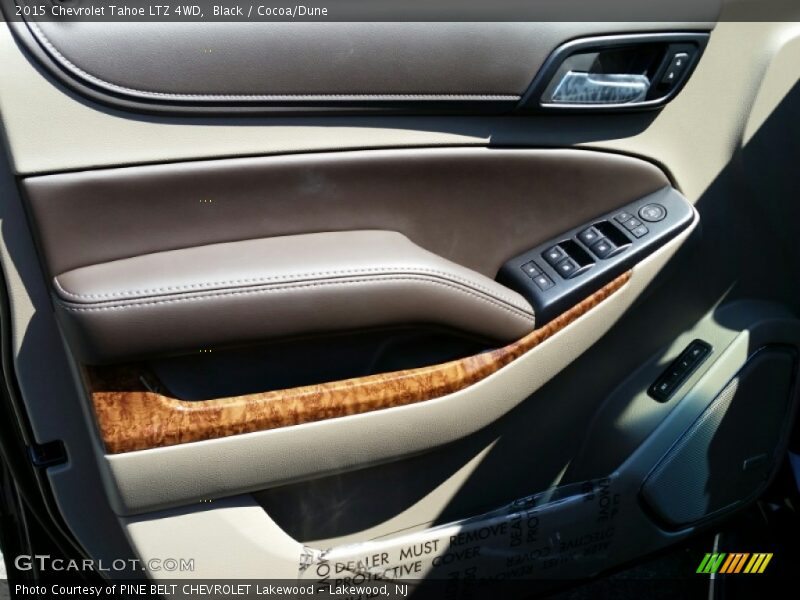 Black / Cocoa/Dune 2015 Chevrolet Tahoe LTZ 4WD