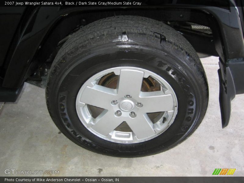 Black / Dark Slate Gray/Medium Slate Gray 2007 Jeep Wrangler Sahara 4x4