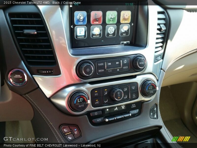 Black / Cocoa/Dune 2015 Chevrolet Tahoe LTZ 4WD
