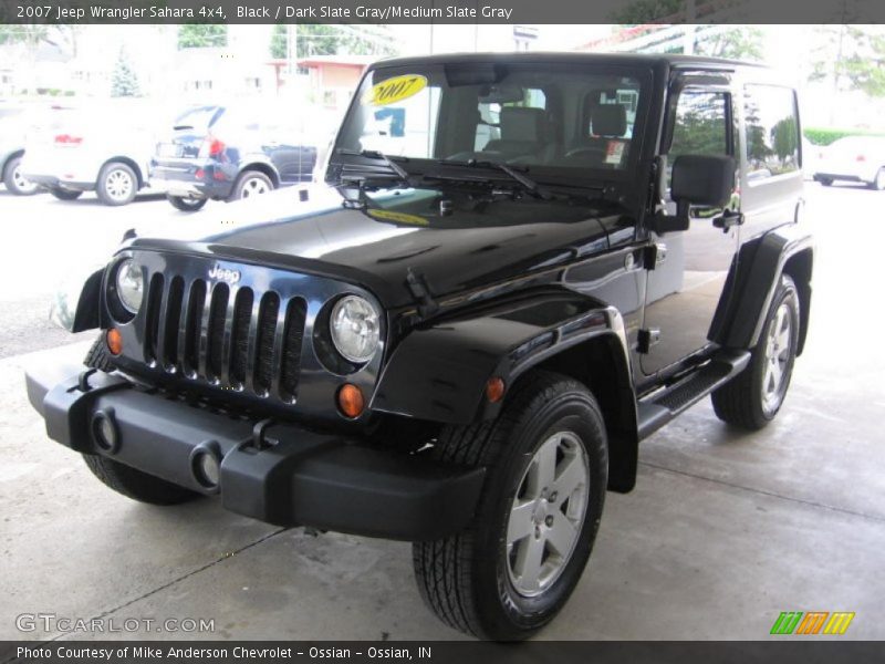 Black / Dark Slate Gray/Medium Slate Gray 2007 Jeep Wrangler Sahara 4x4