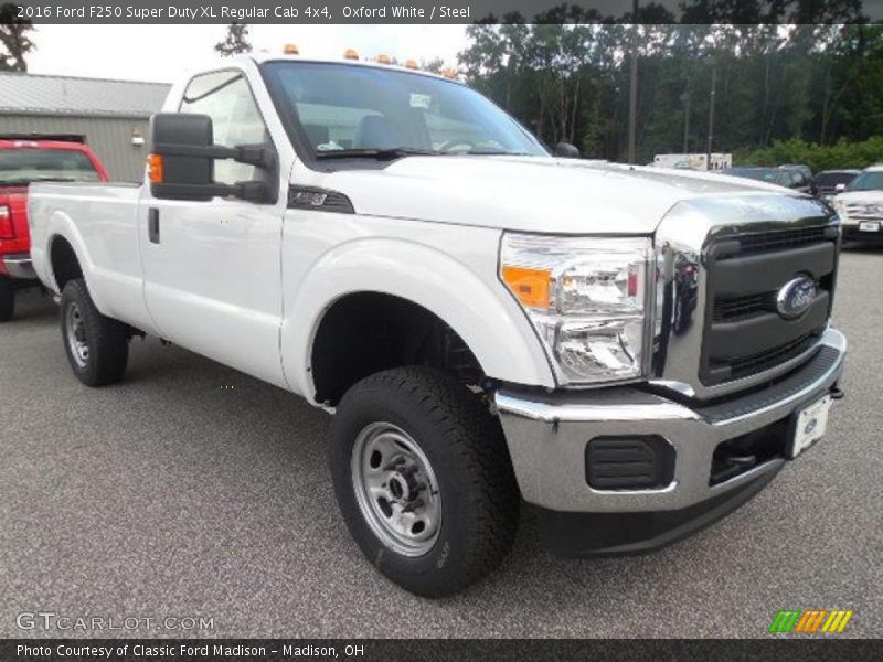 Oxford White / Steel 2016 Ford F250 Super Duty XL Regular Cab 4x4