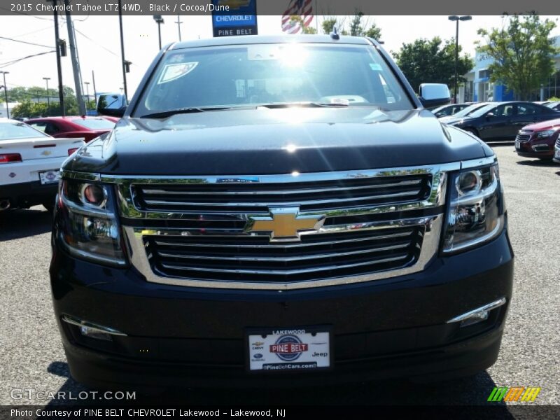 Black / Cocoa/Dune 2015 Chevrolet Tahoe LTZ 4WD